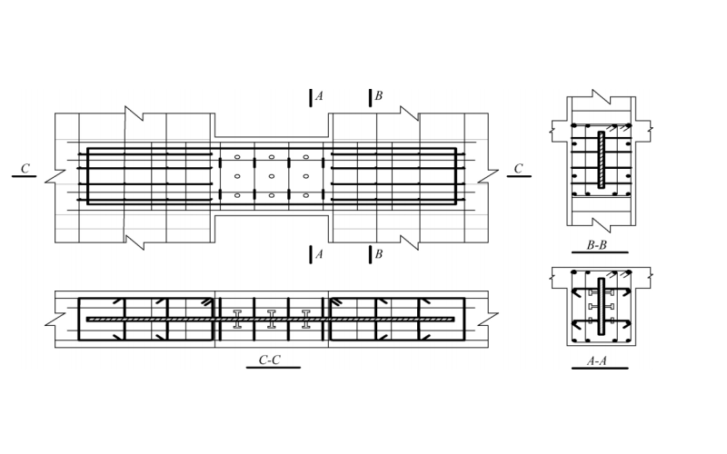 基于ADINA的焊接箍筋钢板连梁抗震性能研究