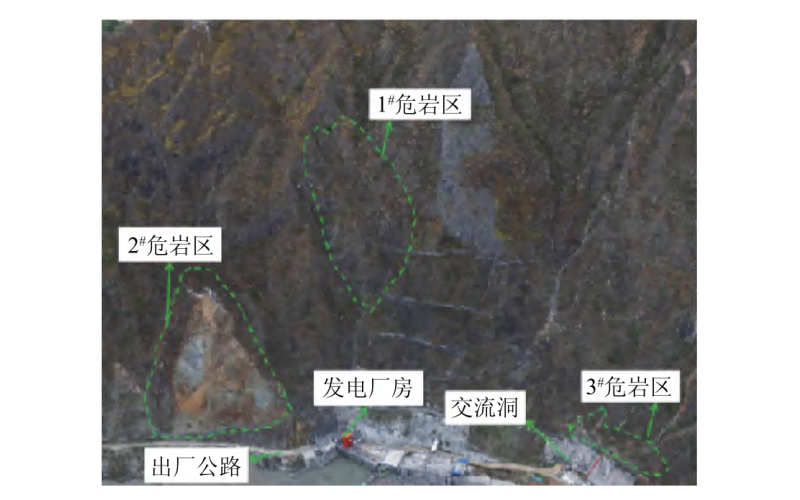 电站厂房边坡崩塌落石运动及防护效果模拟分析