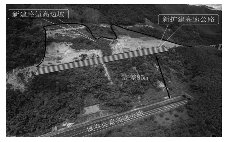 高陡岩质边坡落石病害分析与安全防护研究