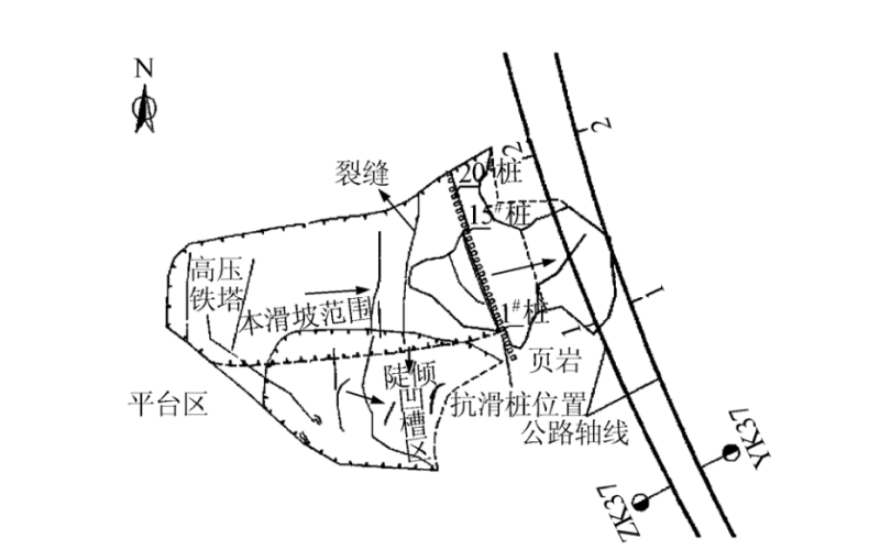 降雨条件下酉阳大涵边坡滑动机制研究