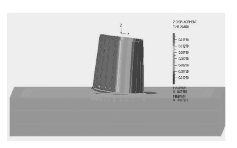 储罐底板提离试验及数值模拟分析